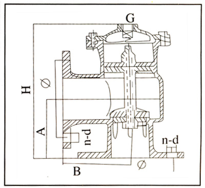 H142X液压水位控制阀简图